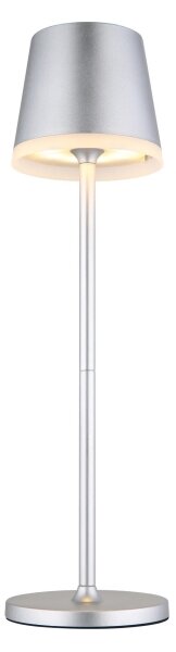 Corp de iluminat LED solar Globo 36637SM LED/0,06W/3V 3000K IP44 crom mat