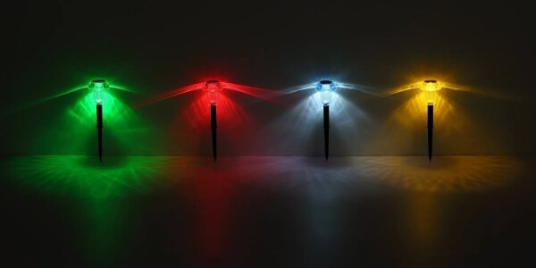 Globo 33987-4 - Set 4x LED RGB lămpi solare LED/0,05W/3V IP44