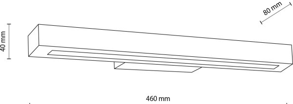 Aplică LED TEO LED/8W/230V 3000K pin