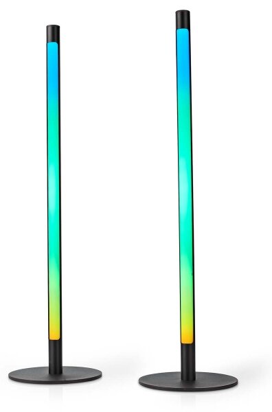 Nedis WIFILD10RGBW-SADA 2xLED RGBIC lampă birou LED 36W 2700-6500K + DO