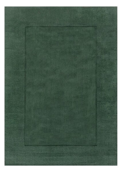 Covor din lână verde închis Flair Rugs Siena, 160 x 230 cm