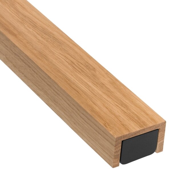 Aplică LED pentru oglindă Brilagi WOODY MIRROR LED/15W/230V IP44 stejar/negru