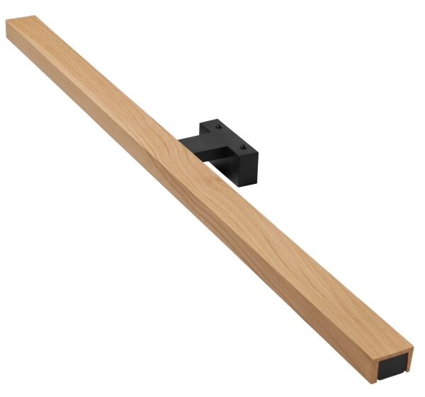 Aplică LED pentru oglindă Brilagi WOODY MIRROR LED/15W/230V IP44 stejar/negru