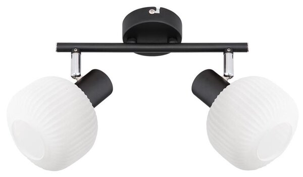 Spot Prezent 27520 ARYA 2xE14/40W/230V negru/alb