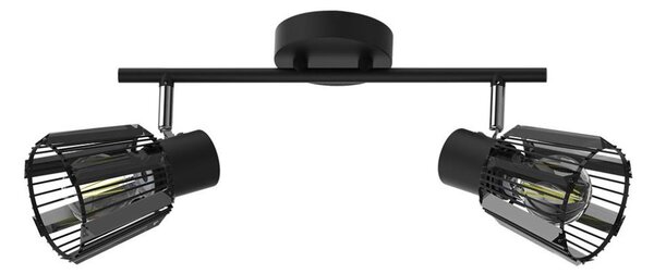 Spot Prezent 27517 PONTEO 2xE27/40W/230V negru