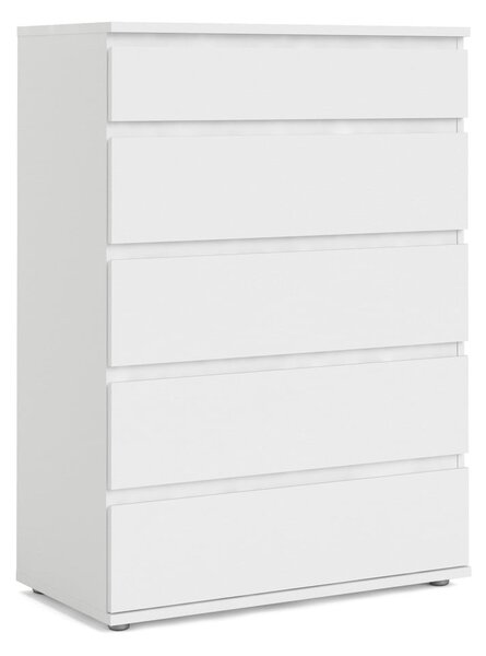 Comodă albă Tvilum Nova, 77 x 107 cm