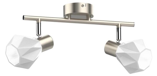 Spot de perete Prezent 27510 METIS 2xE14/40W/230V crom mat