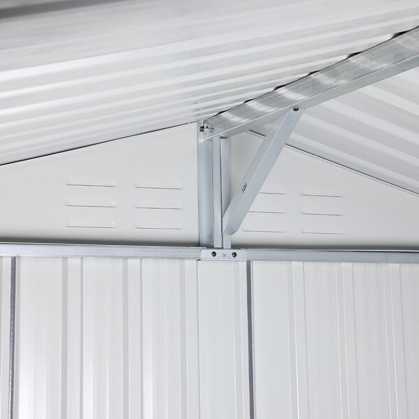 Căsuță de grădină Avenberg NORMAN 2,45 × 1,75 m, GRI/ALBĂ
