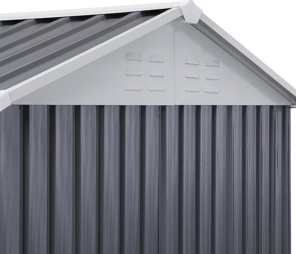Căsuță de grădină Avenberg NORMAN 2,45 × 1,75 m, GRI/ALBĂ