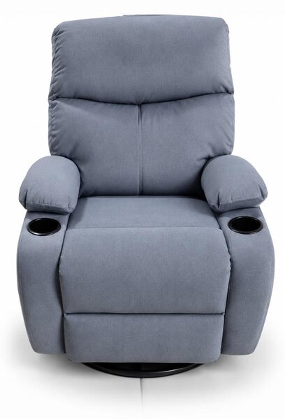 Fotoliu relaxant reglabil AVENBERG EMINENCE, gri
