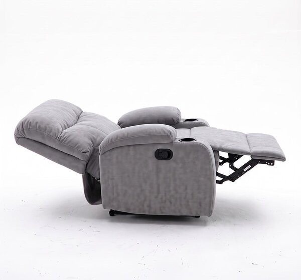 Fotoliu relaxant reglabil AVENBERG EMINENCE, gri