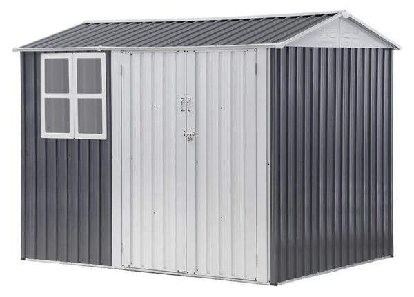 Căsuță de grădină Avenberg NORMAN 2,45 × 1,75 m, GRI/ALBĂ