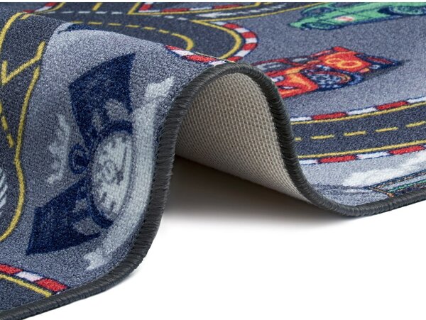 Covor pentru copii Hanse Home Play Race Track, 90x200 cm