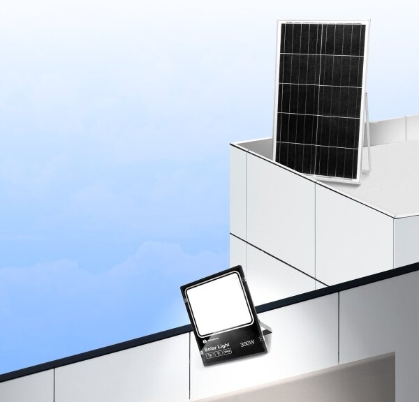 Proiector LED solar dimabil Aigostar LED/300W/3,2V IP65 + telecomandă
