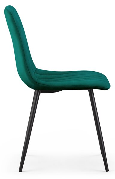 Set 6 scaune de sufragerie Lingoo (verde închis). Promo -12%. 1152321