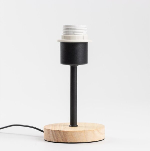 Lampă de masă Brilagi NUBILA WOOD 1xE27/25W/230V stejar/negru