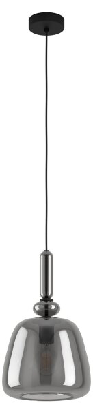 Lustră pe cablu Eglo 39997 BOVINO 1xE27/40W/230V fumuriu