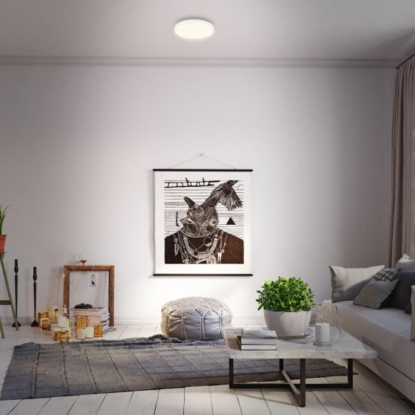 Plafonieră LED Briloner 3700-016 RUNA LED/16W/230V 3000K d. 28 cm alb