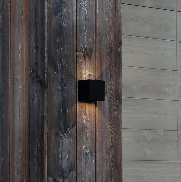 Aplică LED de exterior Ideal Lux ATOM LED/12W/230V IP54 negru