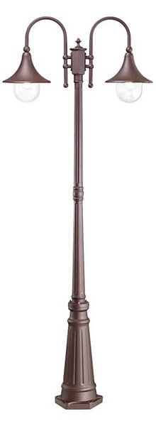 Lampă de exterior Ideal Lux CIMA 2xE27/52W/230V 216 cm IP43 maro