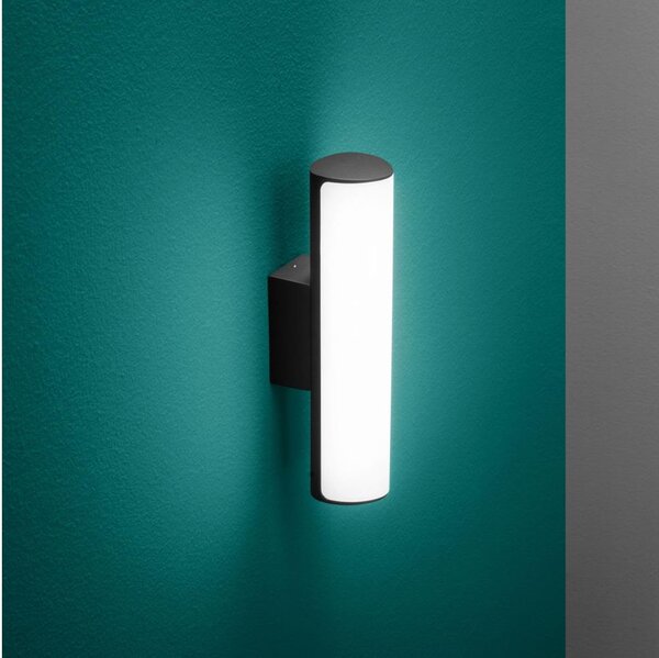 Aplică LED de exterior Ideal Lux ETERE LED/9,5W/230V 3000K IP44 negru