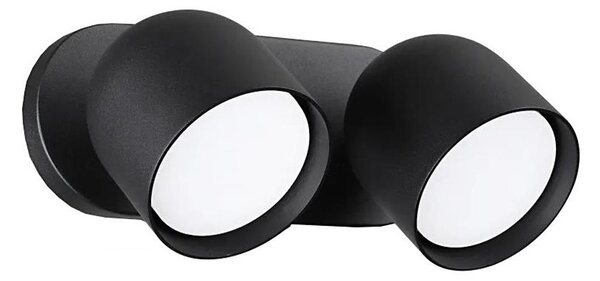 Spot LED de perete Ideal Lux DODO 2xGX53/9W/230V negru