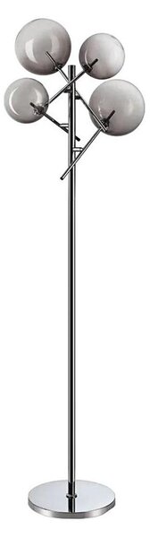 Lampadar LED Ideal Lux EQUINOXE 4xG4/2W/230V crom lucios/fumuriu