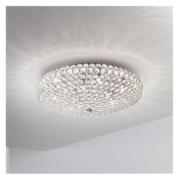 Plafonieră LED de cristal Ideal Lux KING 5xG9/3W/230V d. 38 cm crom