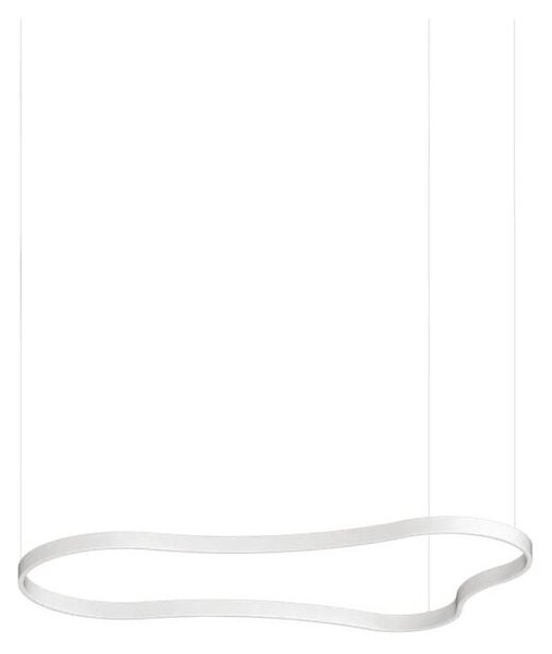Lustră LED pe cablu Ideal Lux WAVES LED/54W/230V CRI 90 alb