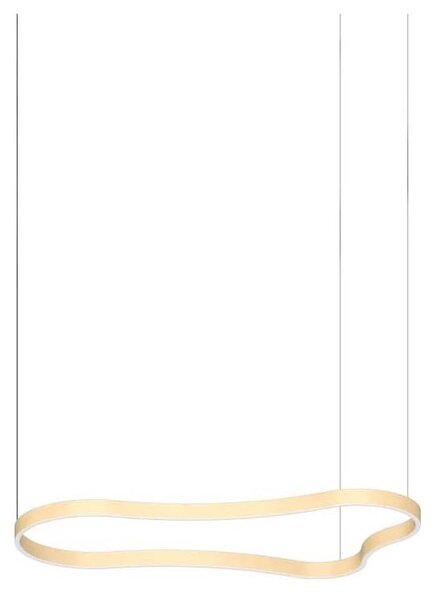 Lustră LED pe cablu Ideal Lux WAVES LED/45W/230V CRI 90 alamă