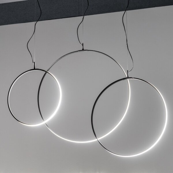Lustră LED pe cablu Ideal Lux CIRCUS LED/33W/230V d. 60 cm CRI 90 negru