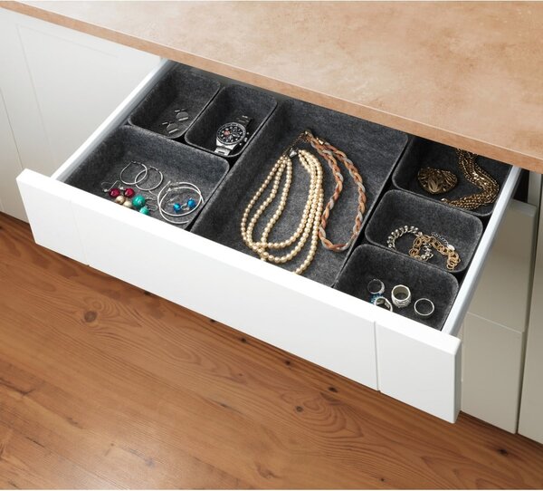 Set de 7 organizatoare Wenko gri