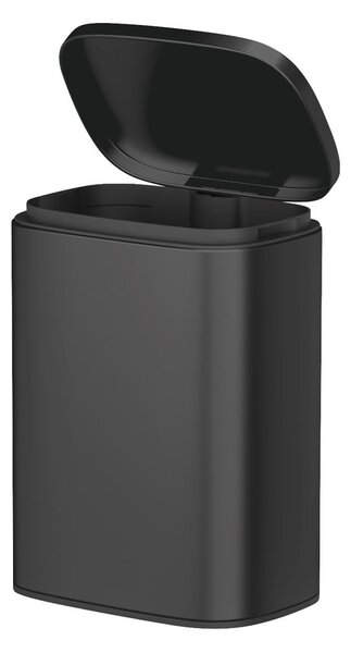 Coș de gunoi din inox Wenko Sare, negru