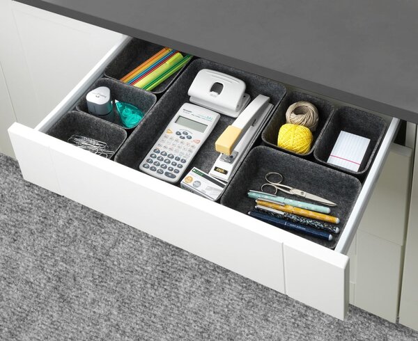 Set de 7 organizatoare Wenko gri