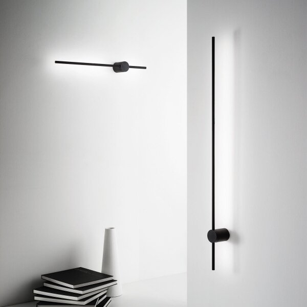 Aplică LED Ideal Lux ESSENCE LED/12W/230V 4000K 70 cm CRI 90 negru