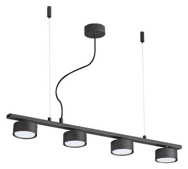 Lustră LED pe cablu Ideal Lux MINOR 4xGX53/9W/230V 75,5 cm negru