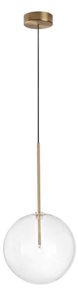 Lustră LED pe cablu Ideal Lux EQUINOXE 1xG4/2W/230V d. 25 cm alamă/transparent