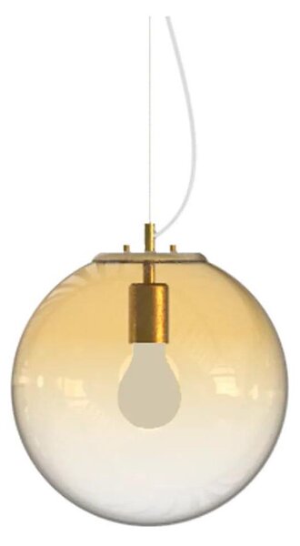 Lustră pe cablu Ideal Lux MAPA 1xE27/42W/230V d. 30 cm auriu/fumuriu