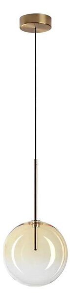 Lustră LED pe cablu Ideal Lux EQUINOXE 1xG4/2W/230V d. 20 cm alamă/fumuriu