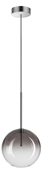 Lustră LED pe cablu Ideal Lux EQUINOXE 1xG4/2W/230V d. 20 cm crom/fumuriu