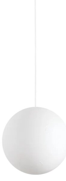 Lustră pe cablu Ideal Lux CARTA 1xE27/25W/230V d. 30 cm alb