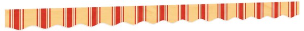 Pânză de rezervă fald copertină galben și portocaliu 3,5m dungi