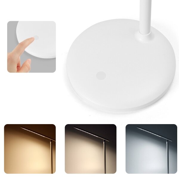Lampă LED tactilă reîncărcabilă dimabilă de masă Aigostar LED/3W/5V 1800 mAh
