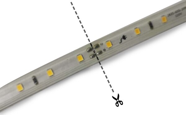 Aigostar - Bandă LED 50 m, 350 W, 230 V, roșie, IP65