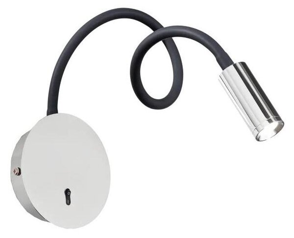 Veioză LED flexibilă Ideal Lux FOCUS LED/3,5W/230V CRI 90 gri/crom lucios