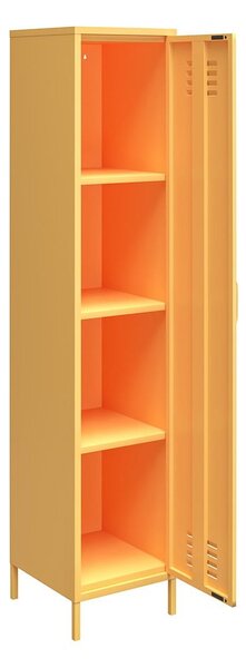 Dulap metalic galben Novogratz Cache, 38 x 185 cm