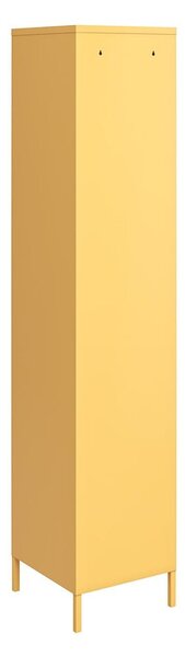 Dulap metalic galben Novogratz Cache, 38 x 185 cm