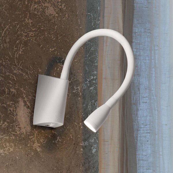 Veioză LED flexibilă Ideal Lux GOOSE LED/3W/230V CRI 90 alb