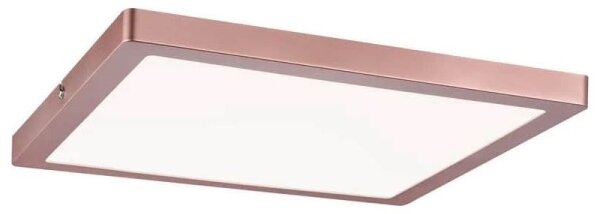 Panou aplicat LED/20W Paulmann 70941 ATRIA 230V 4000K 30x30 cm roz-auriu