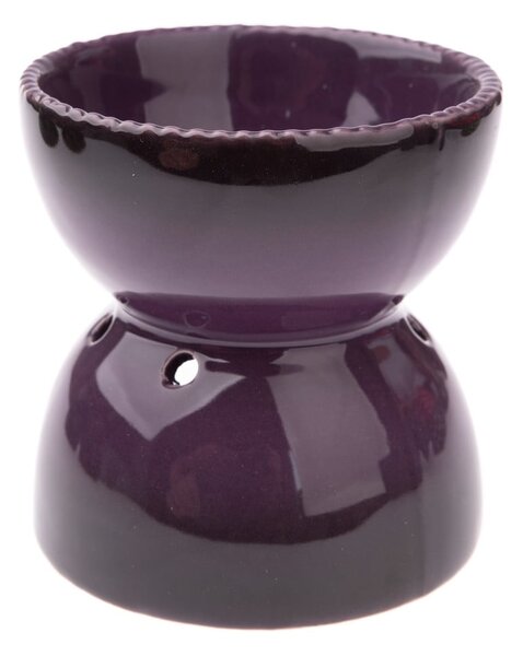 Lampă aromaterapie din ceramică Dakls, înălțime 11,5 cm, violet